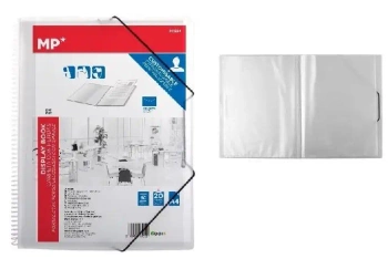 Teczka na spirali A4 z 20 koszulkami z gumką - MP Main Paper