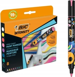 Markery akrylowe Intensity Classic Paint mix 8szt - BIC