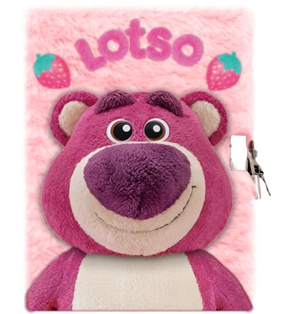 Pamiętnik pluszowy A5 3D Lotso LTS00009 - Kids Euroswan
