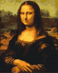 Malowanie po numerach BRUSHME 40x50 cm Mona Lisa