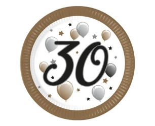 Talerzyki papierowe 23cm 8szt - Godan