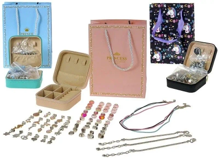 Zestaw do bransoletek w etui + torebka MIX - ADAR