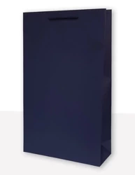 Torebki prezentowe jednobarwna T4 granatowa 10 sztuk - MER PLUS