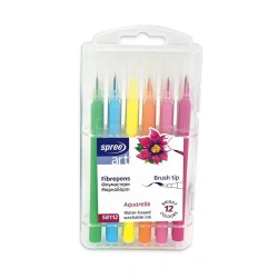 Flamasty pędzelkowe 12 kolorów - Koh-I-Noor