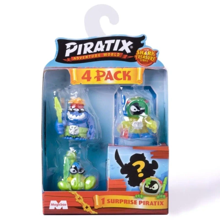 Piratix Shark Treasure 4 pack 1szt.mix - Magic Box Toys Polska (L)