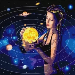 Malowanie po numerach - Podbijając.. 50x50cm - Ideyka