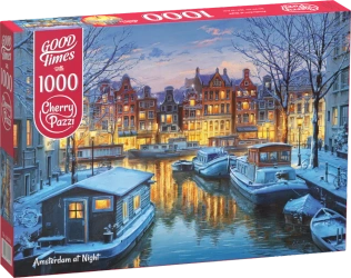 Puzzle 1000 CherryPazzi Amsterdam at Night 30264