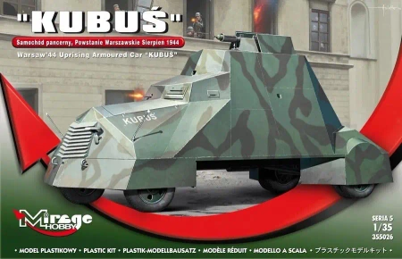 Samochód Pancerny Kubuś Powstanie Warszawskie 1944 - Mirage Hobby