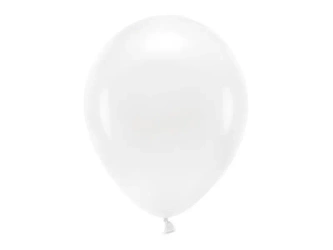 Balony Eco białe 30cm 100szt - PartyDeco