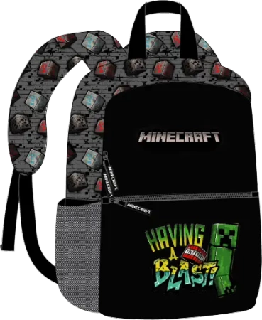 Plecak Minecraft dwukomorowy 40 cm MCNTB090 - Kids Euroswan