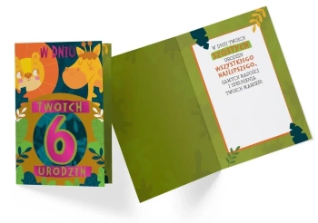 Karnet PR-327 Urodziny 6 - Kukartka