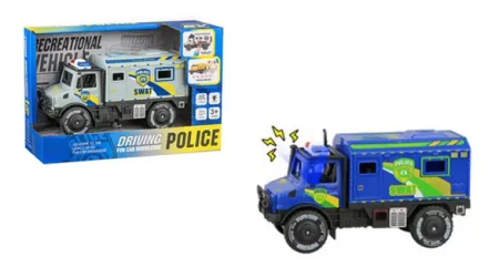 Ciężarówka wojskowa ze światłem i dźwiękiem MIX - SWEDE