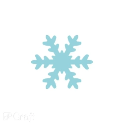 Dziurkacz ozdobny śnieżynka 7,6cm - Dalprint dpCraft