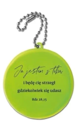 Zawieszka odblaskowa - Ja jestem z Tobą - Szaron