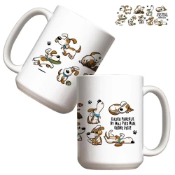 Kubek - Godne życie - pies 440ml - Molom