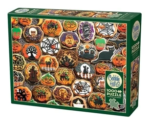 Puzzle 1000 Halloweenowe ciasteczka G3 - Cobble Hill