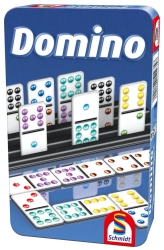 Gra Domino w metalowej puszce - Schmidt Gry