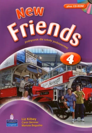 Friends PL NEW 4 SB + CD-Rom OOP - Liz Kilbey, Carol Skinner