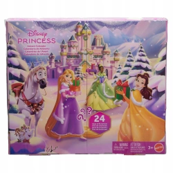 DISNEY PRINCESS KSIĘŻNICZKI KALENDARZ ADWENTOWY 24 niespodzianki JFG79