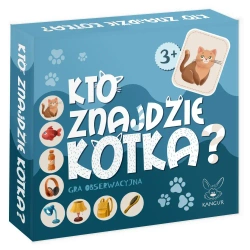 Kto znajdzie KOTKA? Gra obserwacyjna 3+ - Kangur