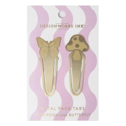 Zakładki do książek metalowe 2szt - Designworks Ink