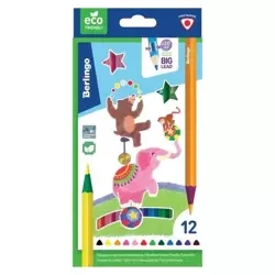 Kredki ołówkowe plastikowe Circus 12 kolorów - Berlingo