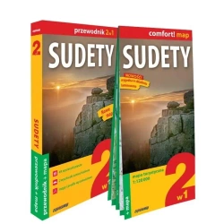 Sudety 2w1: przewodnik + mapa - praca zbiorowa