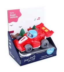 Zabawka dla malucha auto wyścigowe z dźwiękami - SWEDE