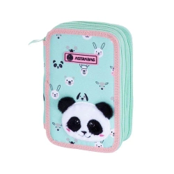 Piórnik potrójny z wyposaż Teddy Panda AC31 ASTRA - ASTRA papiernicze