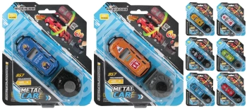 Auto WyŚcigowe Metalowe z WyrzutniĄ Mix Mega Creative 573914