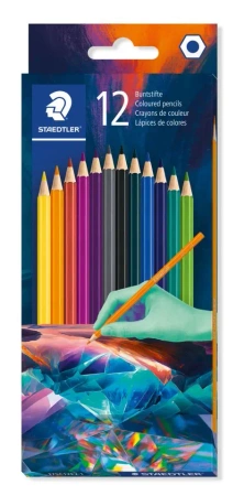 Kredki sześciokątne Multiverse 12 kol STAEDTLER