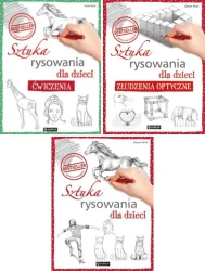 Sztuka rysowania dla dzieci + Ćwiczenia + Złudzenia optyczne Gecko Keck - Keck Gecko