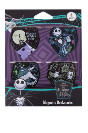 Zakładki magnetyczne Disney Burton's Nightmare 4szt. wzór 3 - PATIO