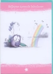 Kartka z sówką Bobble - życzenia imieninowe - Carte Blanche Greetings Ltd.