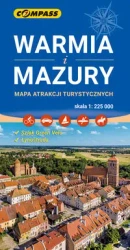 Mapa atrakcji turystycznych - Warmia i Mazury - praca zbiorowa