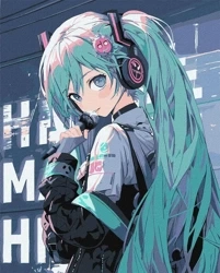 Malowanie po numerach - Muzyka to mój świat - Ideyka