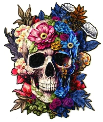 Puzzle 232 drewniane Czaszka - Recent Toys