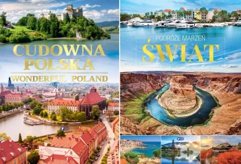 Pakiet: Cudowna Polska. Wonderful Poland / Podróże marzeń. Świat - Opracowanie zbiorowe