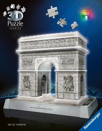 Puzzle 3D Iconics Łuk Triumfalny - Ravensburger
