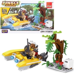 Klocki motorówka dżungla 130 elementów - Trifox