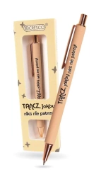 Długopis automatyczny Tańcz jakby nikt nie patrzył - Cresco