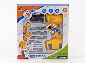 Zestaw narzędzi z wiertarką - ADAR