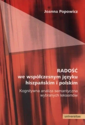 eBook Radość we współczesnym języku hiszpańskim i polskim - Joanna Popowicz epub mobi