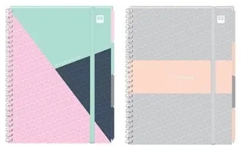 Notatnik organizer B6/105K z przekł. BB pastel mix - INTERDRUK