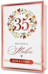 Karnet Rocznica ślubu 35 - Pan Dragon