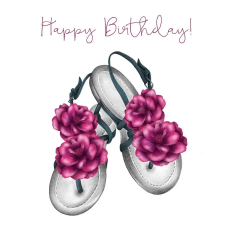 Karnet Swarovski kwadrat CL0317 Urodziny sandały - Clear Creations