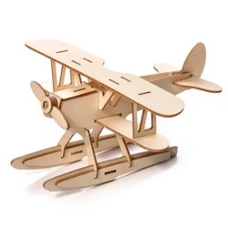 Puzzle Drewniane 3D Samolot - Nice Idea