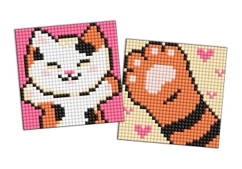 Diamentowa mozaika Kids naklejka - Puffy 9x9cm - Ideyka