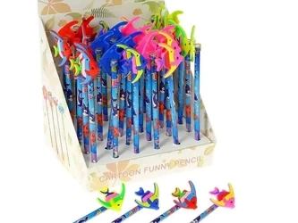 Ołówek z rybką silikonową (36szt) - ADAR