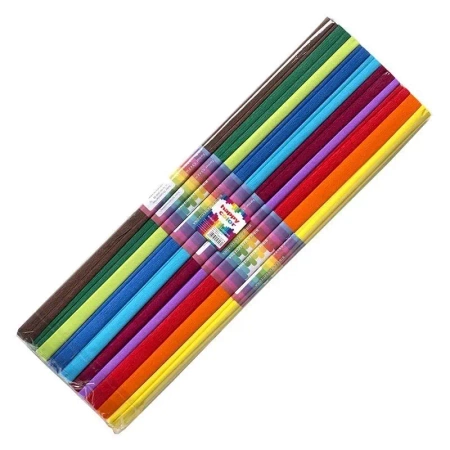 Bibuła marszczona 50x200 mix B 10 rolek - GDD